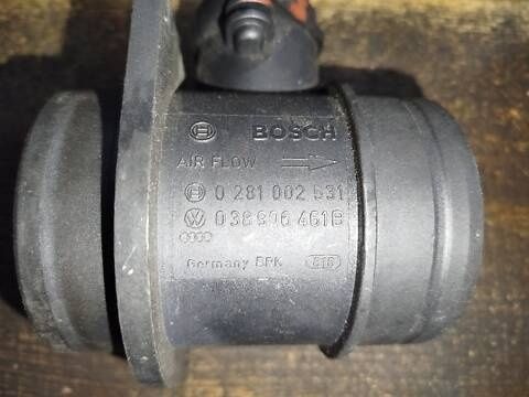 Датчик масової витрати повітря витратомір Audi A4 B6 2001-2004 1.9 TDI 038906461B ID232040071 (038906461B) фото